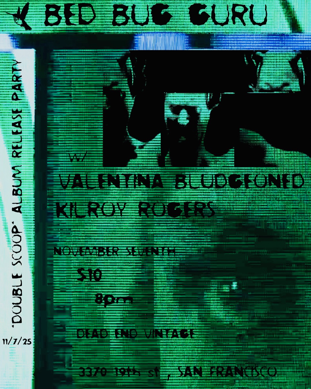 Double Scoop release show flyer